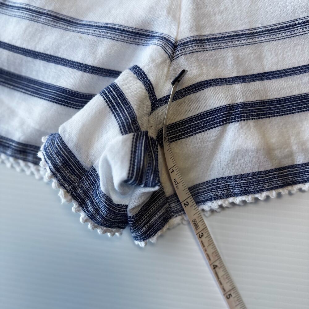 Polo Ralph Lauren Striped Shorts Medium Nautical Coastal Preppy Cotton Hamptons - Picture 9 of 16